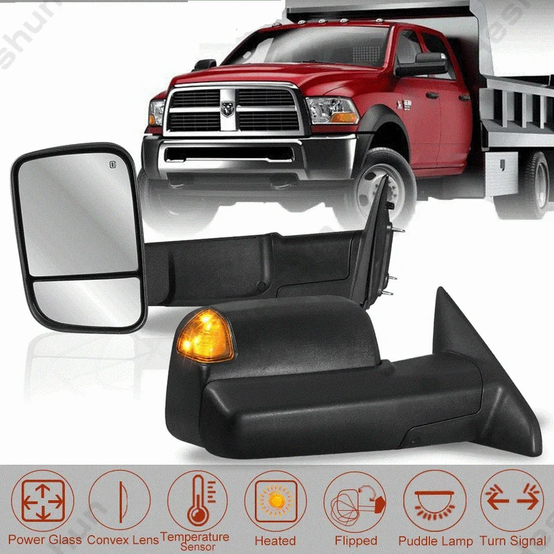 Rétroviseurs Remorquage Dodge Ram 1500 2500 3500 (2013-2018)