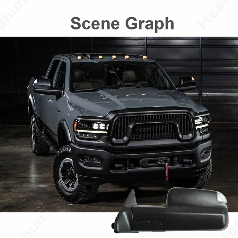 Rétroviseurs Remorquage Dodge Ram 1500 2500 3500 (2013-2018)