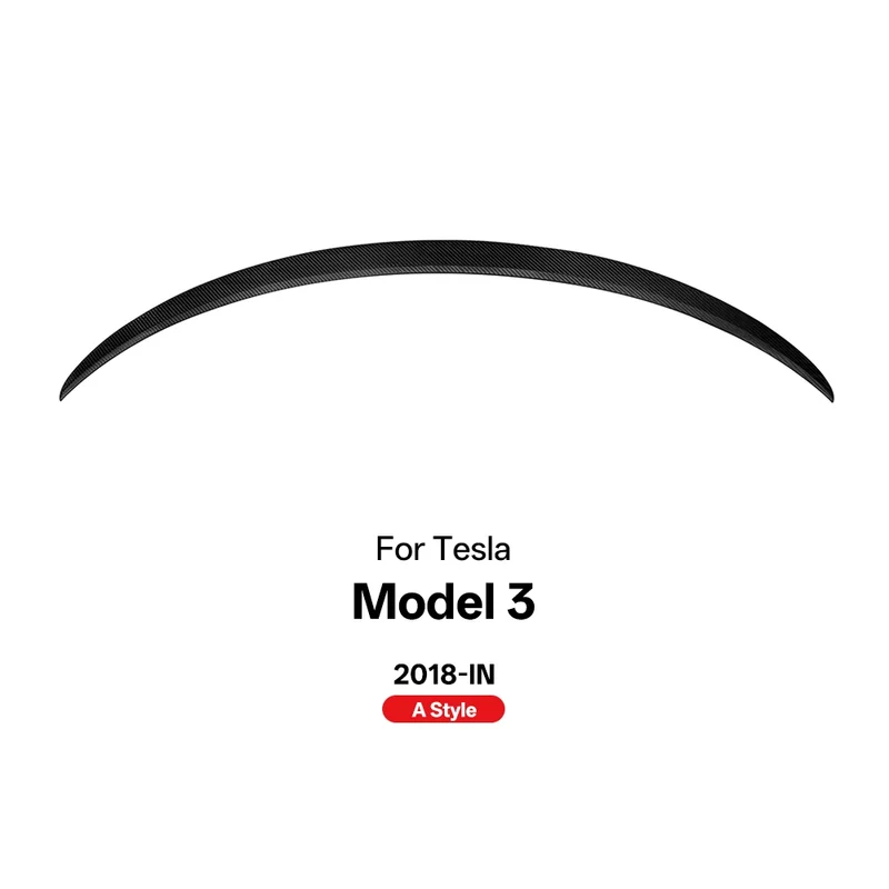 Becquet Coffre Carbone Sec Tesla Model 3 A Style
