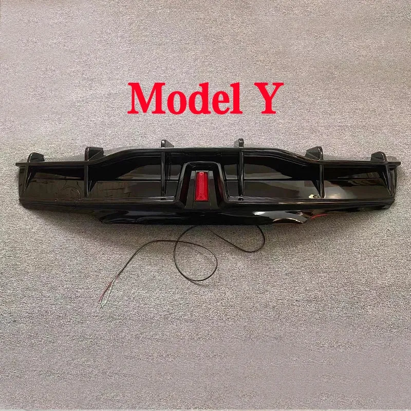 Diffuseur Arriere Tesla Model 3 Model Y Carbone
