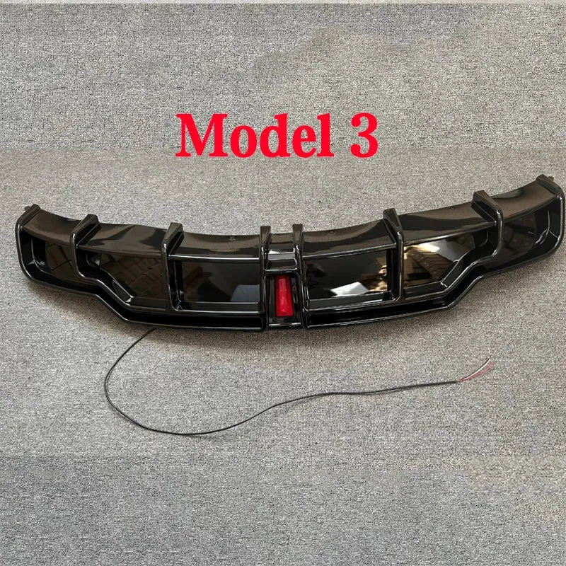 Diffuseur Arriere Tesla Model 3 Model Y Carbone