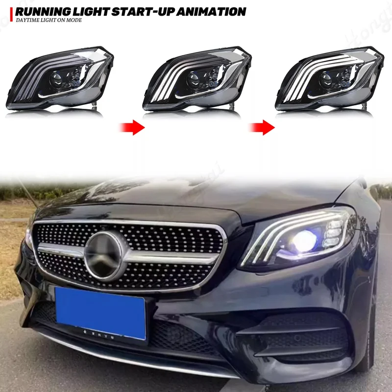 Phares LED Mercedes GLK350 GLK250 2013-2015 Look AMG