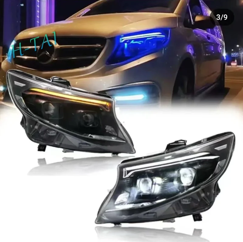 Phares LED Mercedes Vito W447 Metris Animation Démarrage