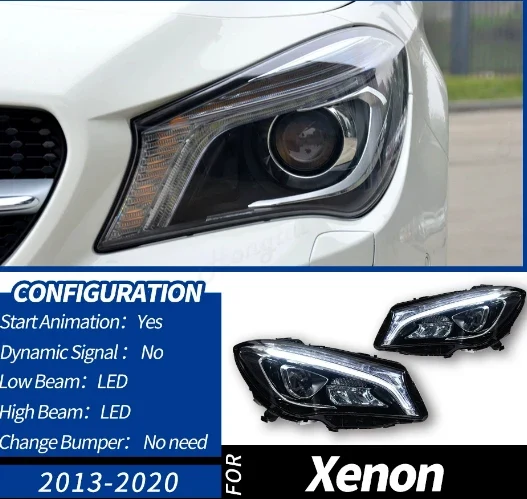 Phares LED Mercedes-Benz CLA W117 CLA200 CLA250 2016-2019