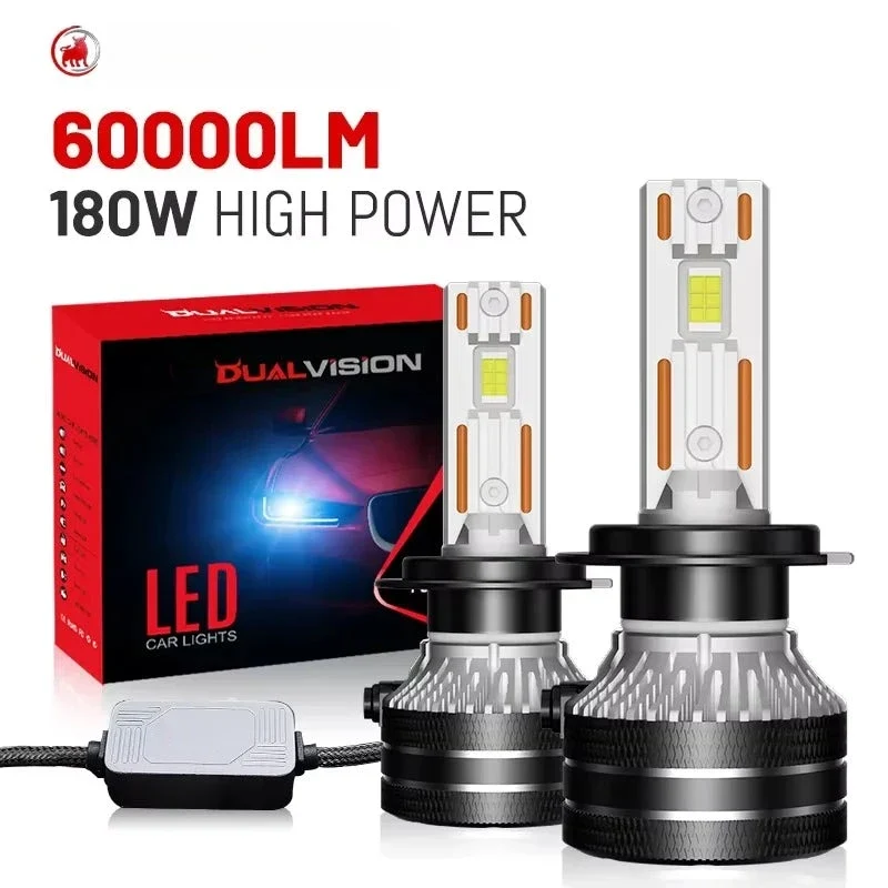 Ampoules Phares LED Canbus Universelles H7 H4 H11 9005 9006