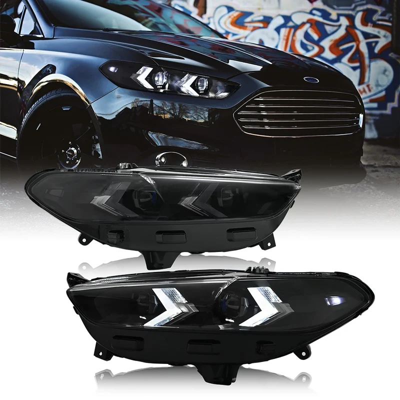 Phares LED Ford Fusion 2013-2016 Double Lentille