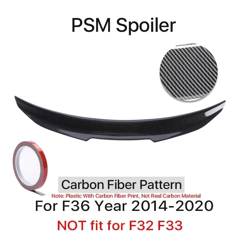 Becquet Coffre BMW F32 F33 F36 Serie 4 M4 PSM