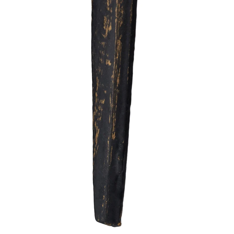Support pour tuyau droit jardin 133 x 24 x 17 cm en fonte noire design nostalgique décoratif 13_0009136
