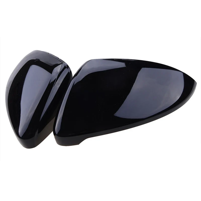 Coques Rétroviseur VW Golf 7 MK7 MK7.5 GTI R Noir Brillant