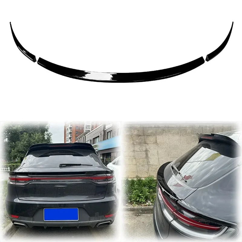 Kit becquet Porsche Macan 2019-2023 ABS carbone 3 pièces