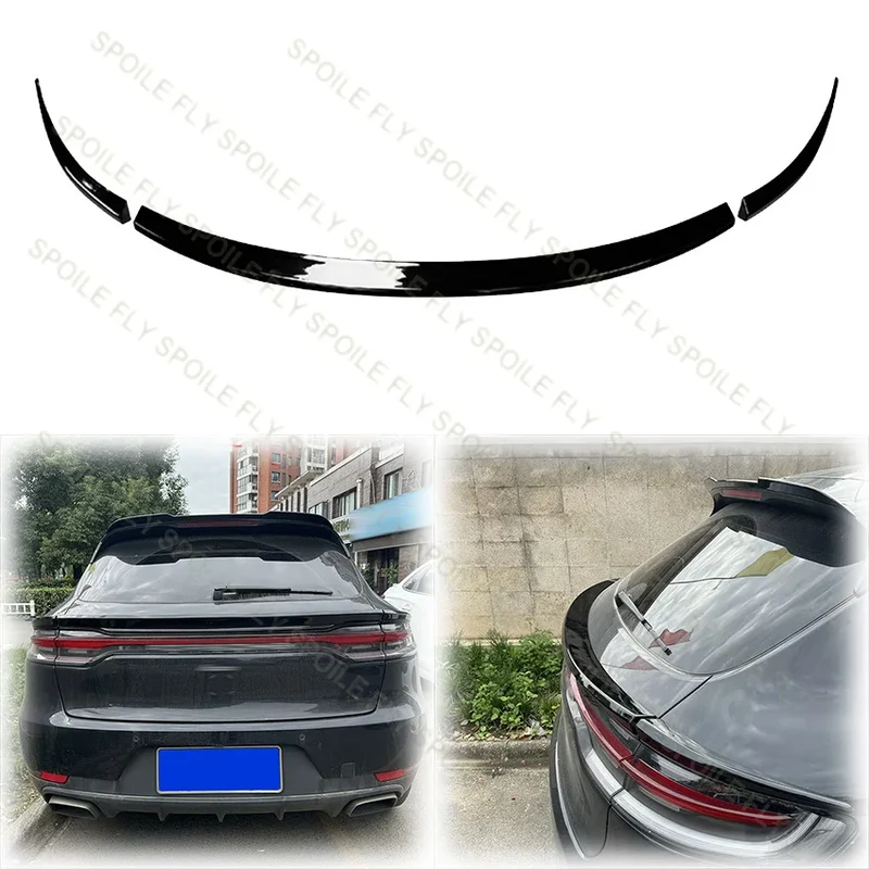Kit becquet Porsche Macan 2019-2023 ABS carbone 3 pièces
