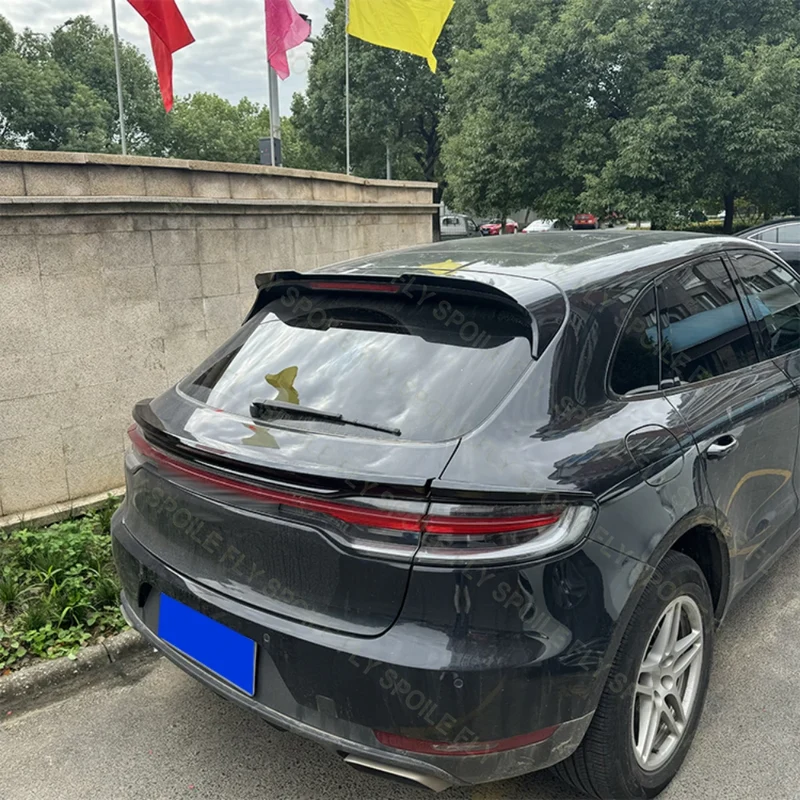 Kit becquet Porsche Macan 2019-2023 ABS carbone 3 pièces