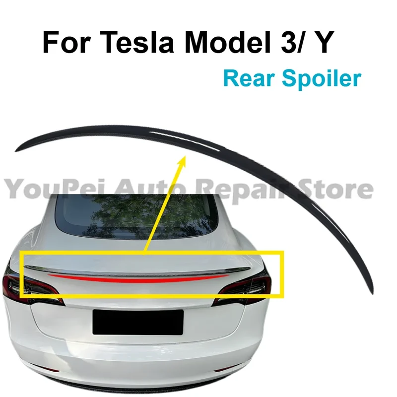 Becquet Universel Tesla Model 3 Y Carbone Sport