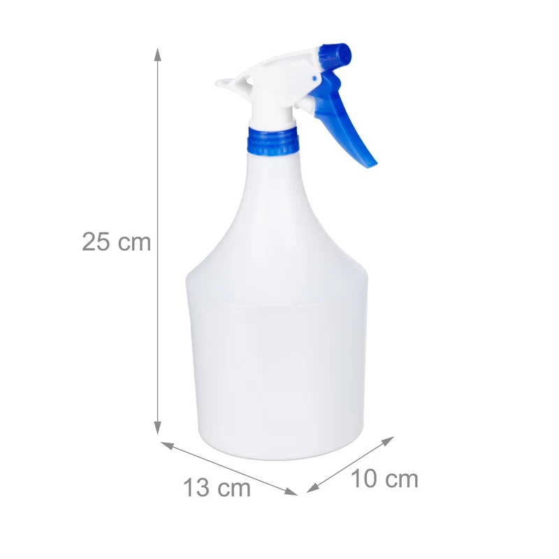 Lot de 3 vaporisateurs manuels jardin maison réglable 25 x 13 x 10 cm en plastique blanc 13_0007742