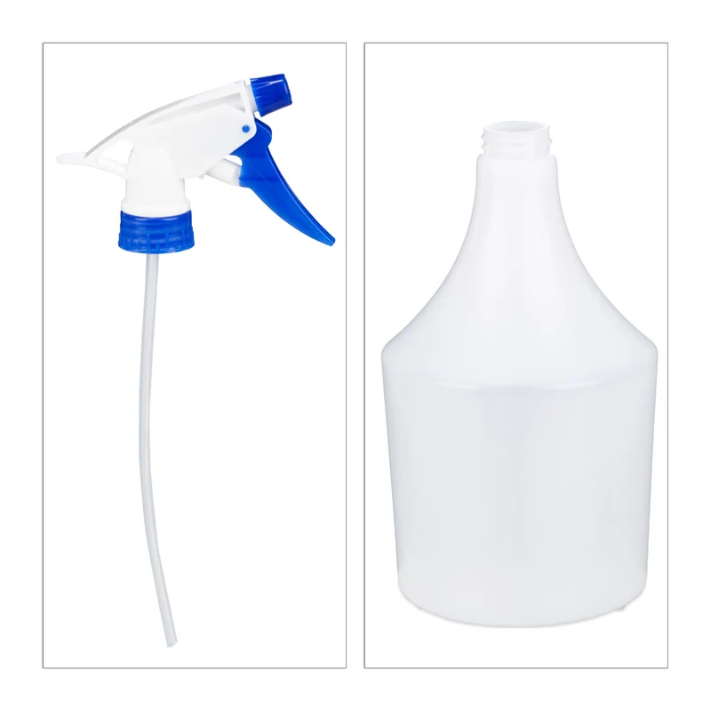 Lot de 3 vaporisateurs manuels jardin maison réglable 25 x 13 x 10 cm en plastique blanc 13_0007742