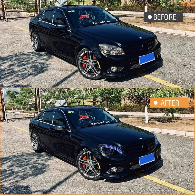 Phares LED Mercedes Classe C W204 AMG 2007-2010