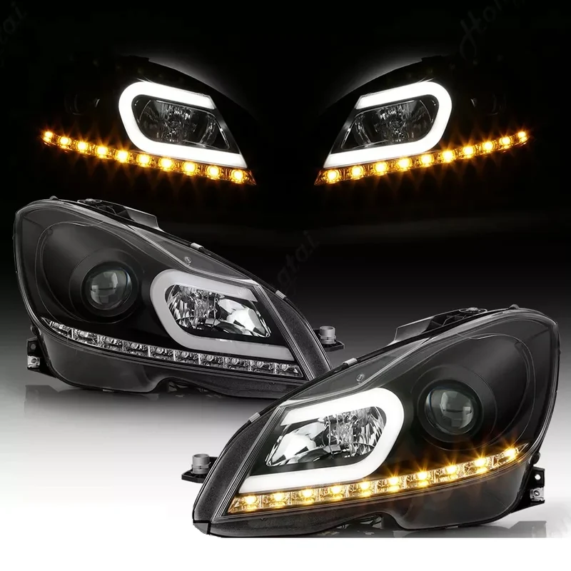 Phares LED Mercedes Classe C W204 2011-2014 Look AMG