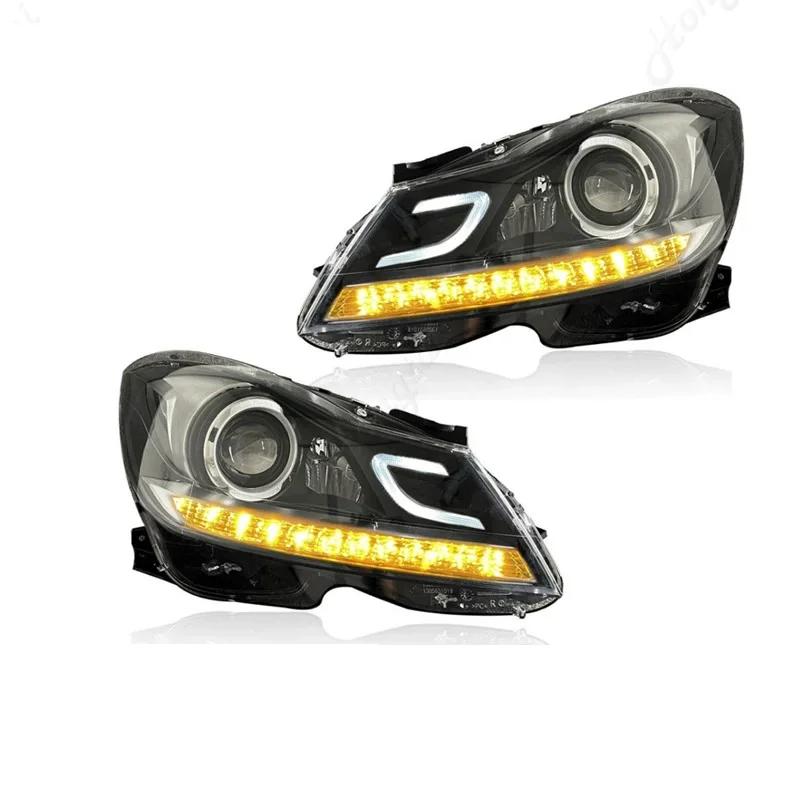 Phares LED Mercedes Classe C W204 2011-2014 Look AMG