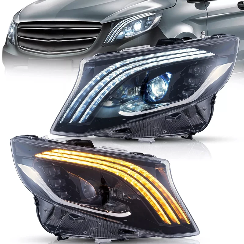 Phares LED Mercedes Vito V-Class W447 Animation Démarrage