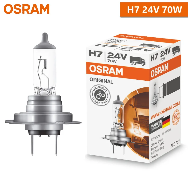 Ampoules Halogenes OSRAM H1 H3 H4 H7 24V Camion