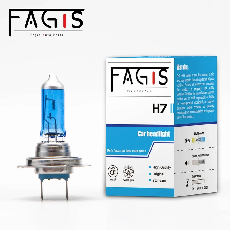 Ampoules halogènes H7 12V 55W universelles 2 pièces