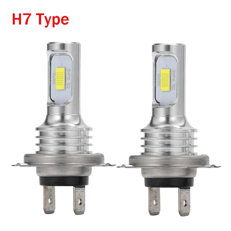 Ampoule LED H4 H7 H15 Universelle 30000LM Phare Auto