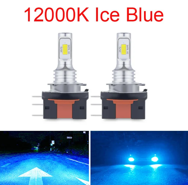 Ampoule LED H4 H7 H15 Universelle 30000LM Phare Auto
