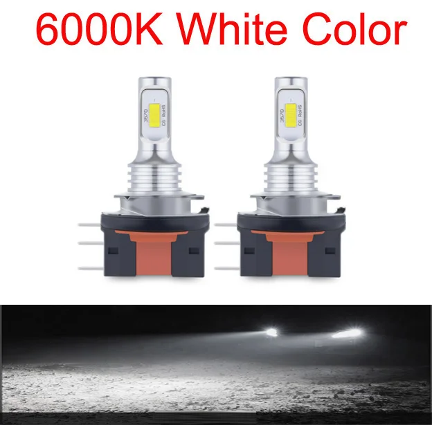 Ampoule LED H4 H7 H15 Universelle 30000LM Phare Auto