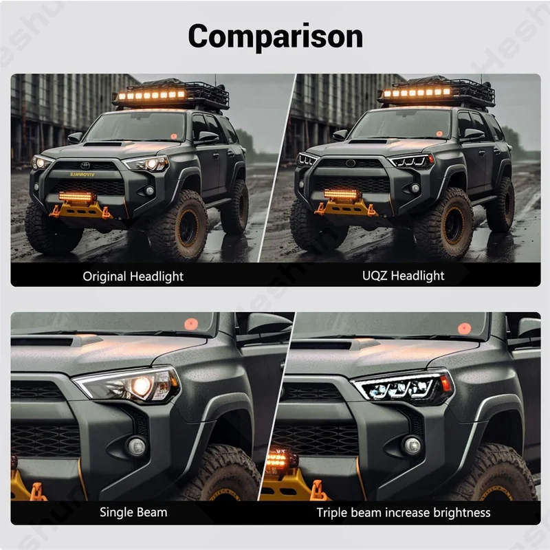 Phares LED Toyota 4Runner TRD 2014-2022 Sequentiels