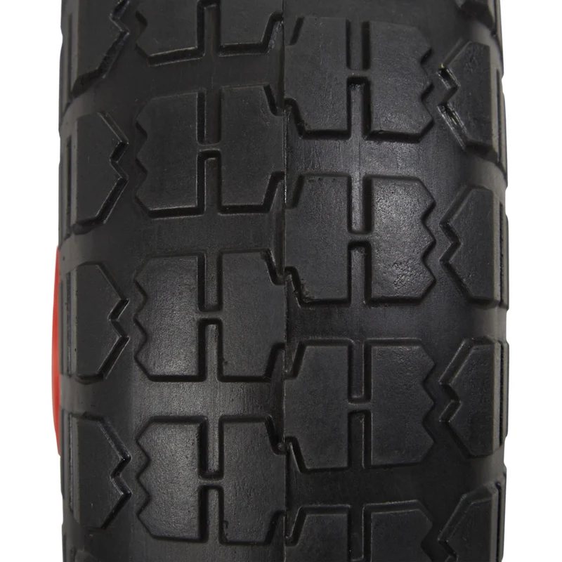 Lot de 2 roues de diable increvables 26 x 8,5 cm confort de mobilité acier noir 13_0009510