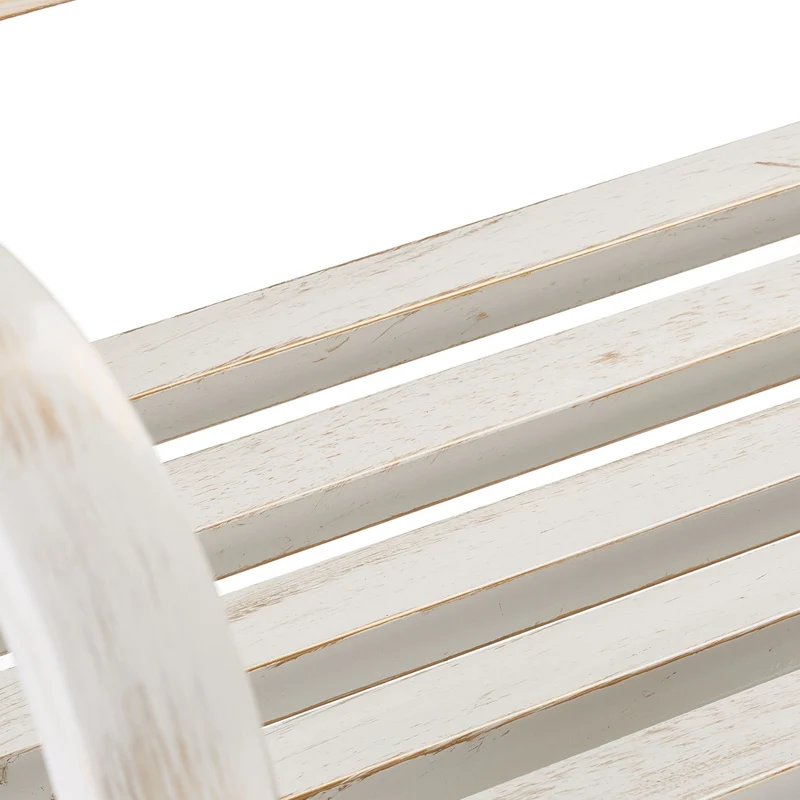 Banc de jardin décoratif pour 2 personnes 90 x 127,5 x 63 cm usage extérieur confort style antique en acier gris 13_0009501