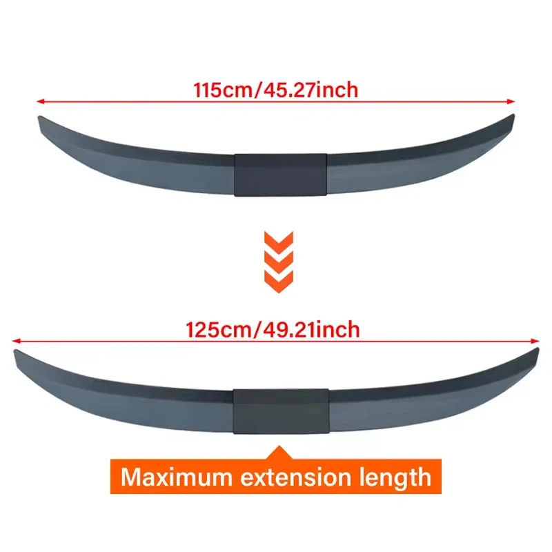 Becquet Aileron Réglable Porsche Taycan 2019-2026 ABS