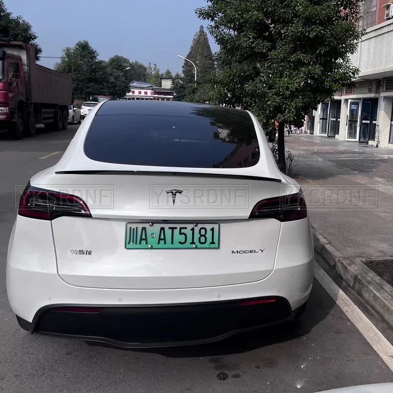 Becquet Coffre Tesla Model 3 Model Y Carbone