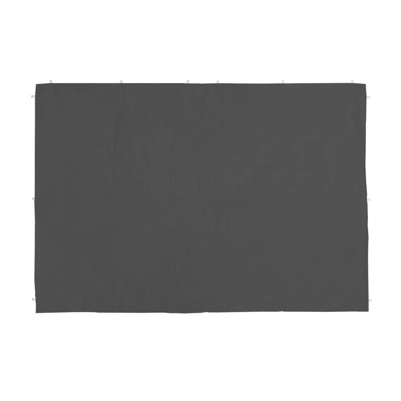 Lot de 2 parois latérales pour tonnelle jardin 200 x 150 cm protection intempéries intimité design gris 13_0010656