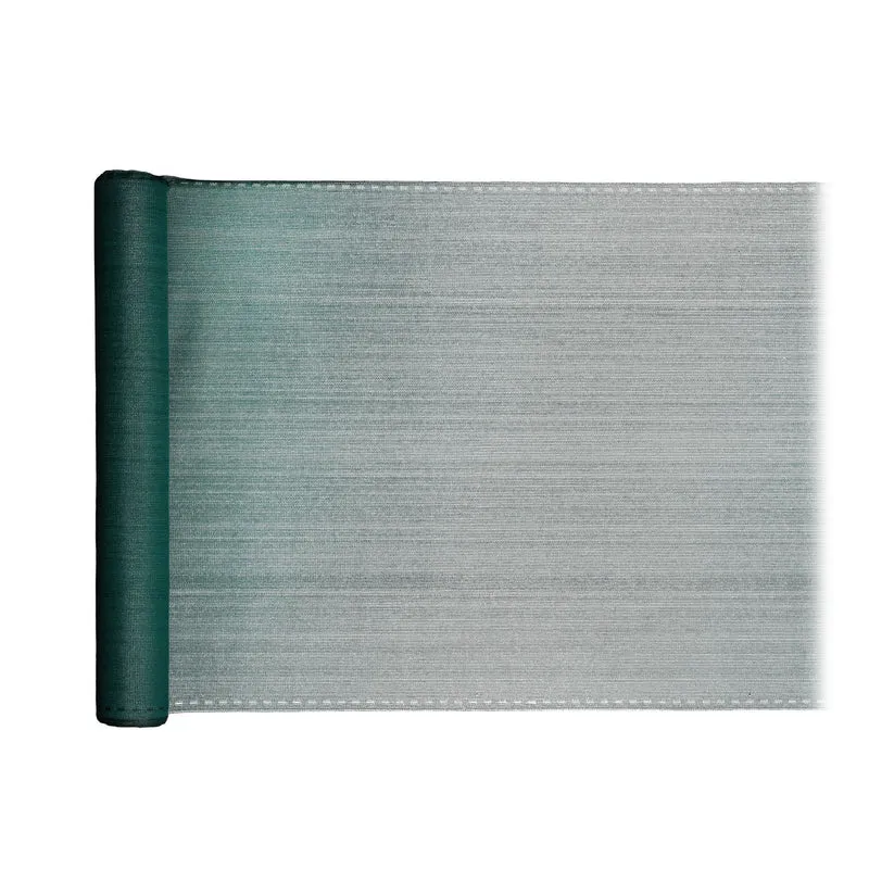 Brise-vue en tissu HDPE 1 x 6 m protection des regards et du vent style jardin en vert foncé 13_0007143