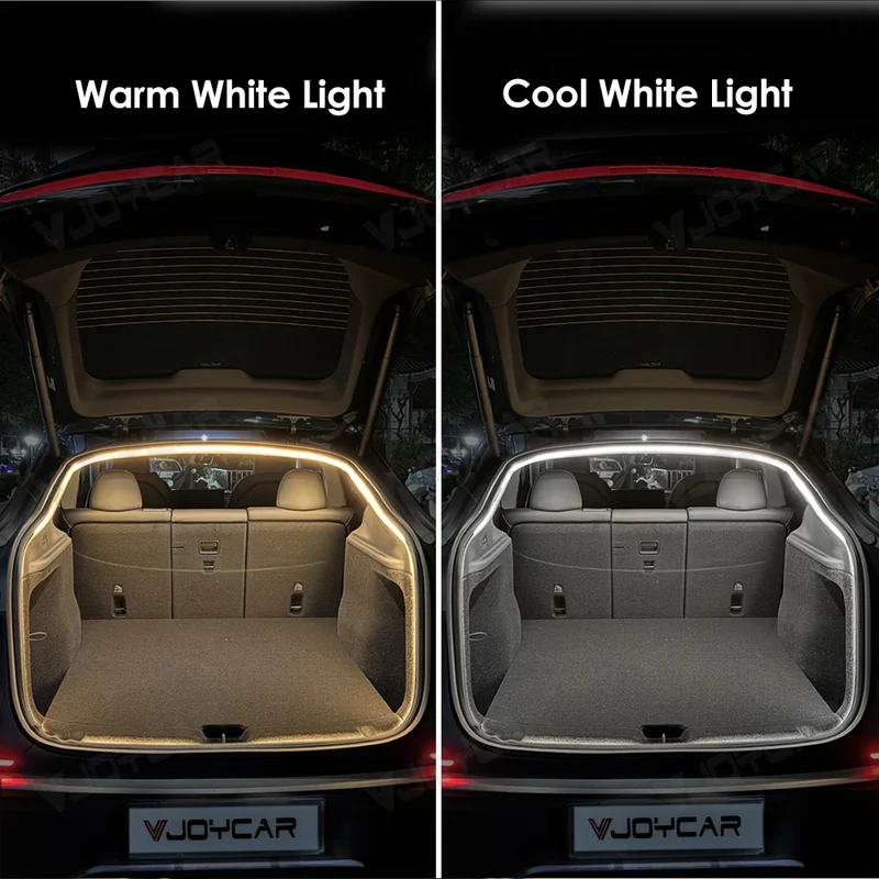 Bande LED Éclairage Ambiance Coffre Tesla Model 3 Model Y Juniper