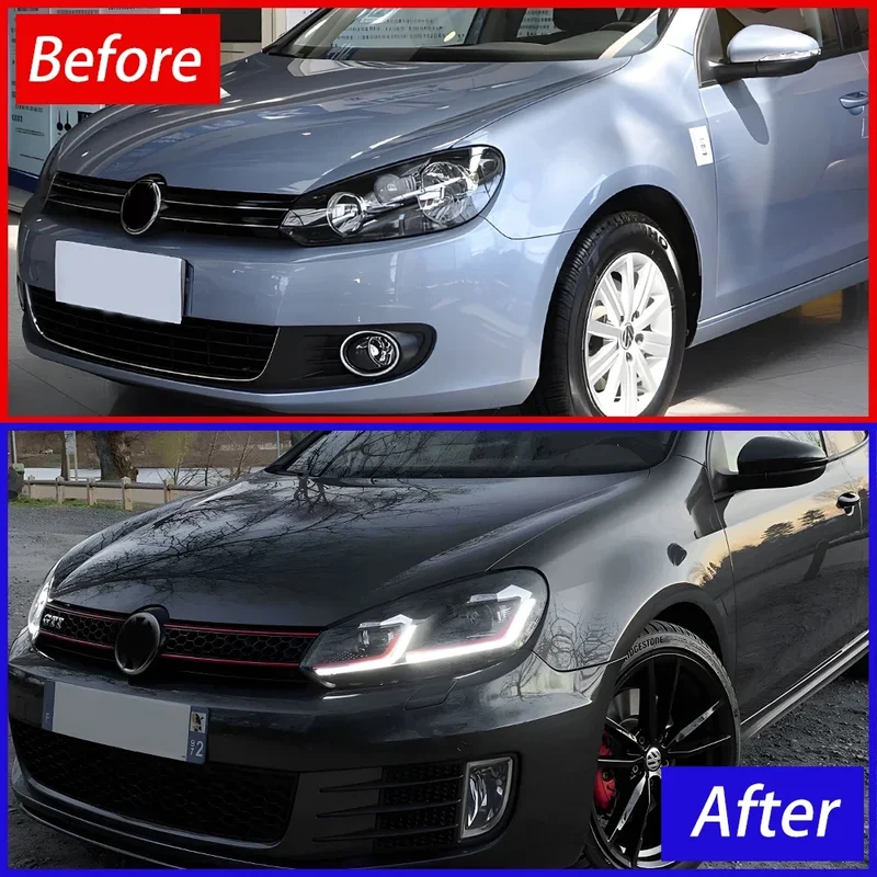 Phares LED Volkswagen Golf 6 MK6 2010-2012 Style Golf 7.5