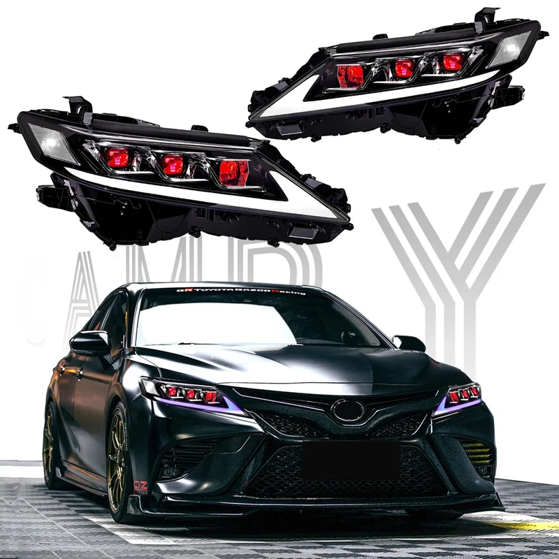 Phares LED Toyota Camry 8e Génération 2018-2024 Triple