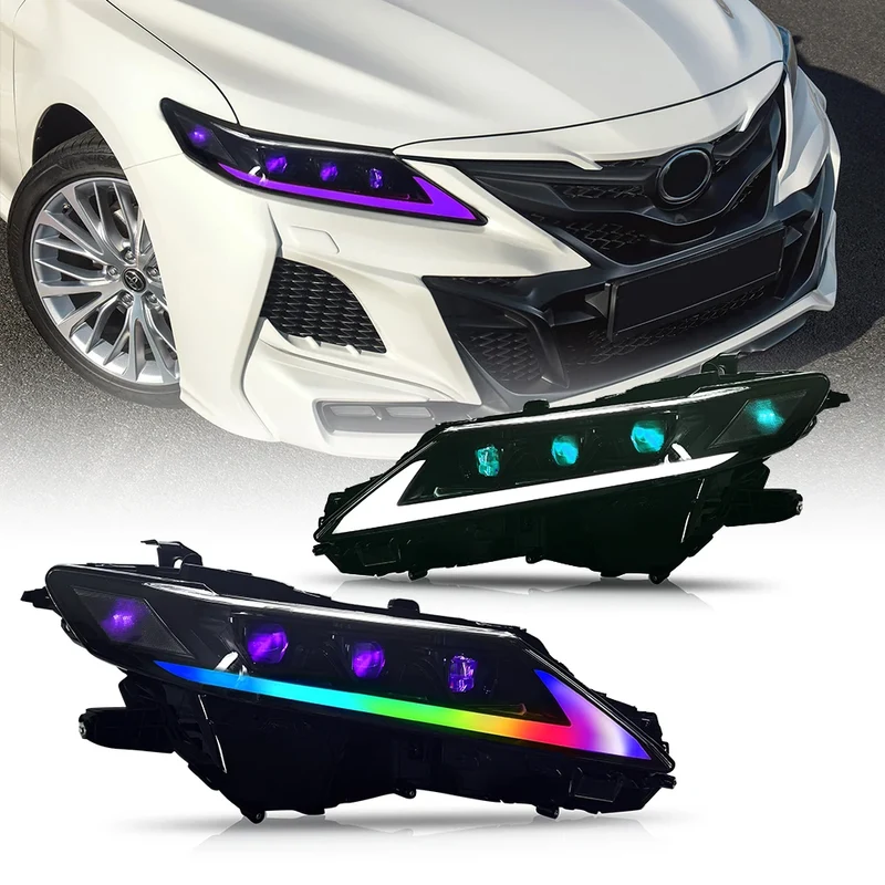 Phares LED Toyota Camry 8e Génération 2018-2024 Triple