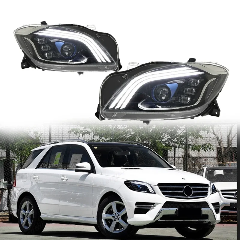 Phares LED Mercedes ML W166 2012-2015 Lentille Projecteur AMG