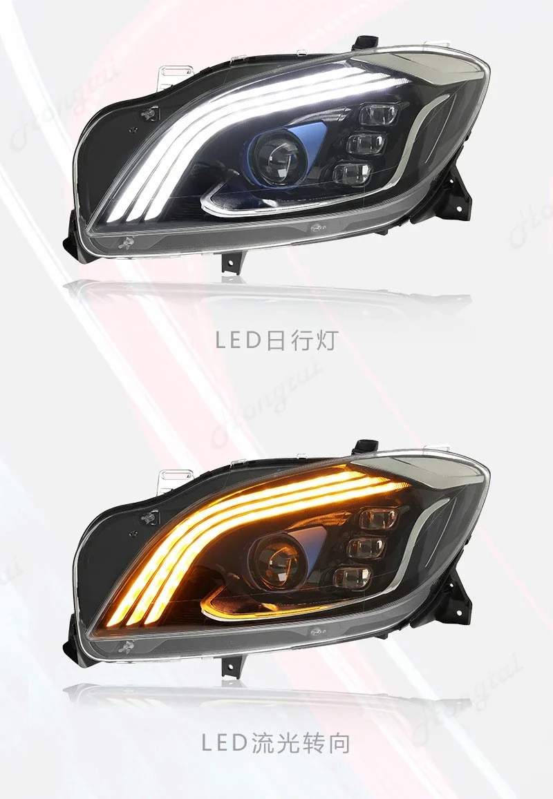 Phares LED Mercedes ML W166 2012-2015 Lentille Projecteur AMG