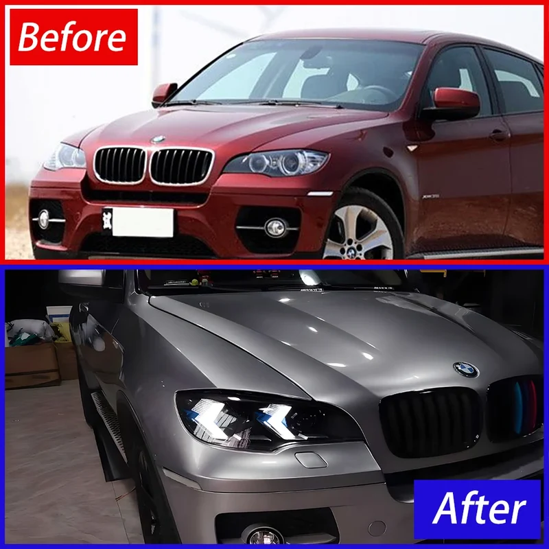 Phares LED BMW X6 E71 2008-2013 Lentille Projecteur M Performance