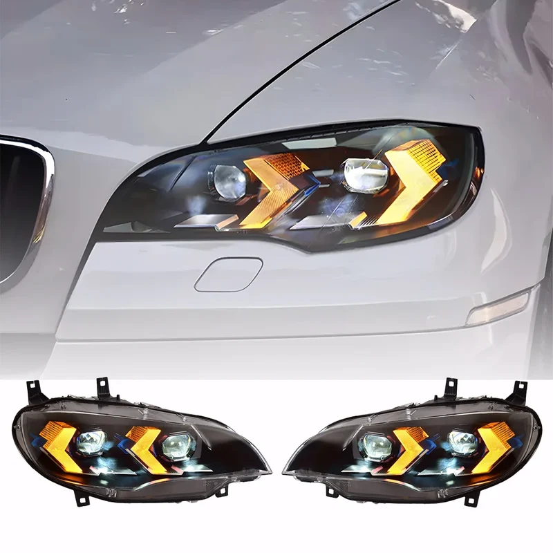 Phares LED BMW X6 E71 2008-2013 Lentille Projecteur M Performance