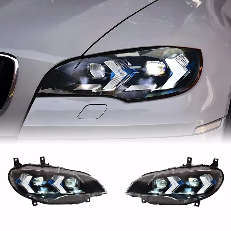 Phares LED BMW X6 E71 2008-2013 Lentille Projecteur M Performance
