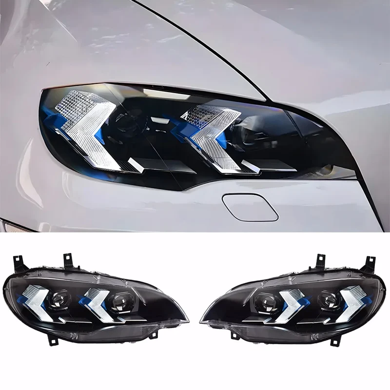 Phares LED BMW X6 E71 2008-2013 Lentille Projecteur M Performance