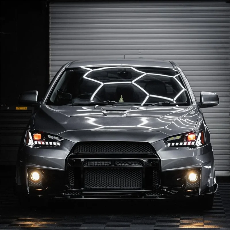 Phares LED Mitsubishi Lancer EVO Sequentiels 2008-2018