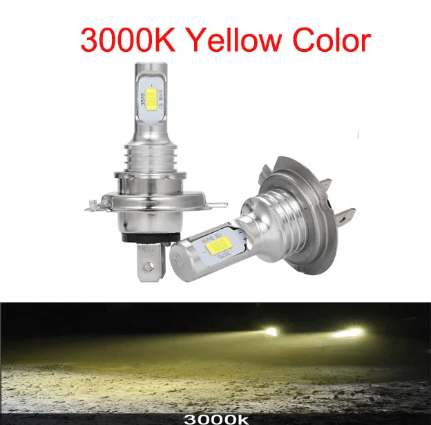 Ampoules LED H7 H11 9005 9006 H4 Universelles