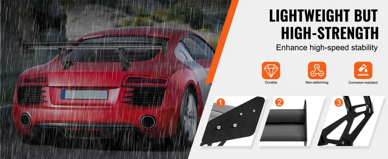 Becquet GT Universel Double Pont JDM Drift 53 Pouces