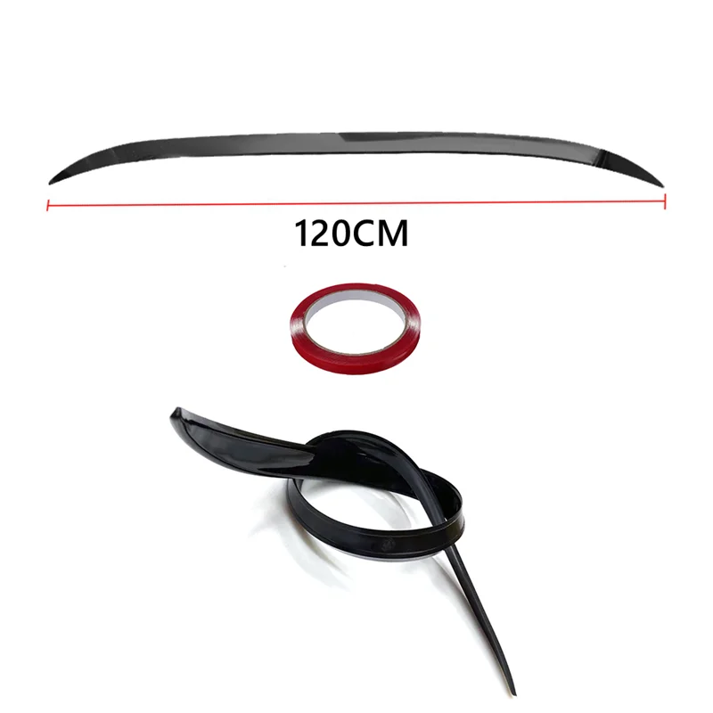 Becquet Universel Noir Brillant ABS 115-120 cm