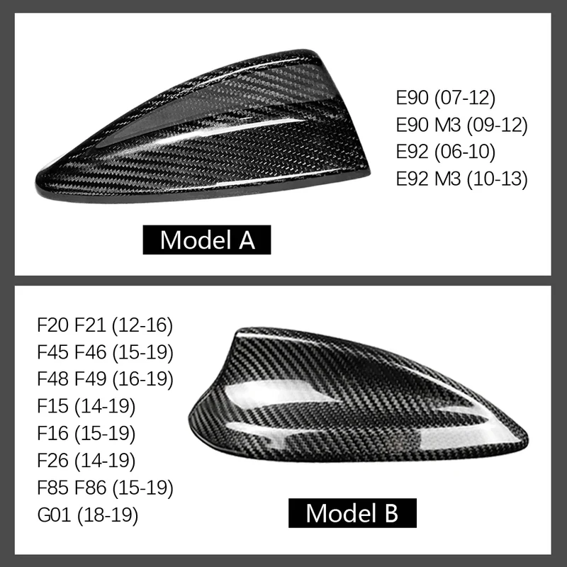 Antenne Aileron Requin Carbone BMW M2 M3 M4 Série 3 5